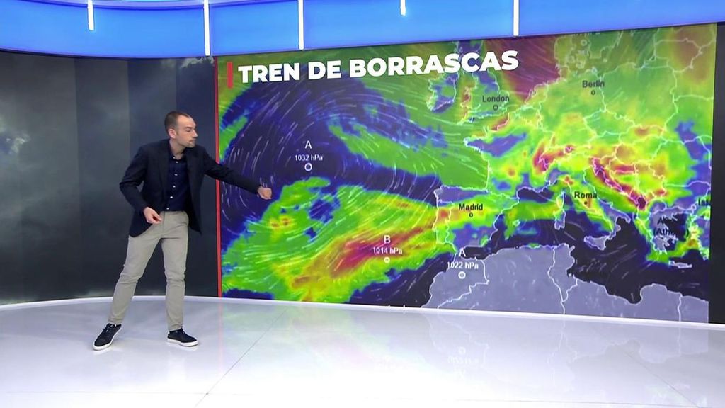 España da la bienvenida a un tren de borrascas: el centro peninsular notará los primeros efectos
