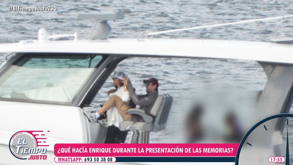 Exclusiva | Las imágenes de Enrique Iglesias, en Miami, mientras su madre Isabel Preysler presentaba sus memorias