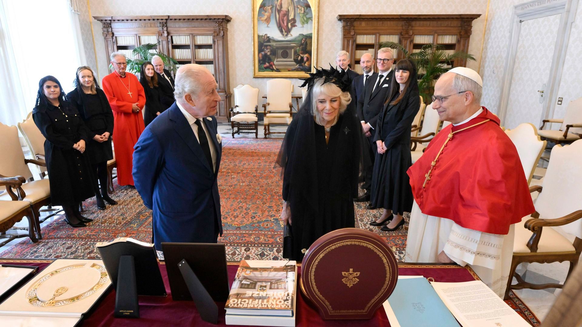 Los reyes Carlos III y Camila