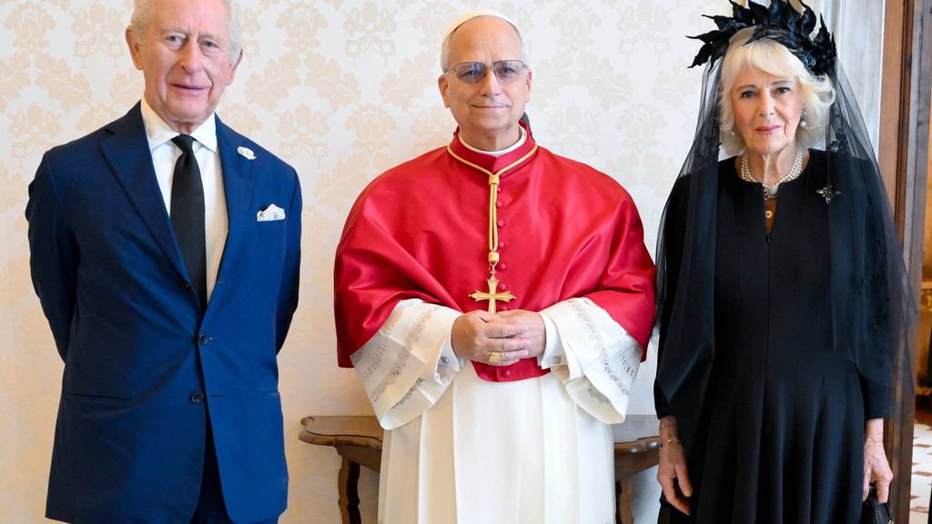 Los reyes con el papa