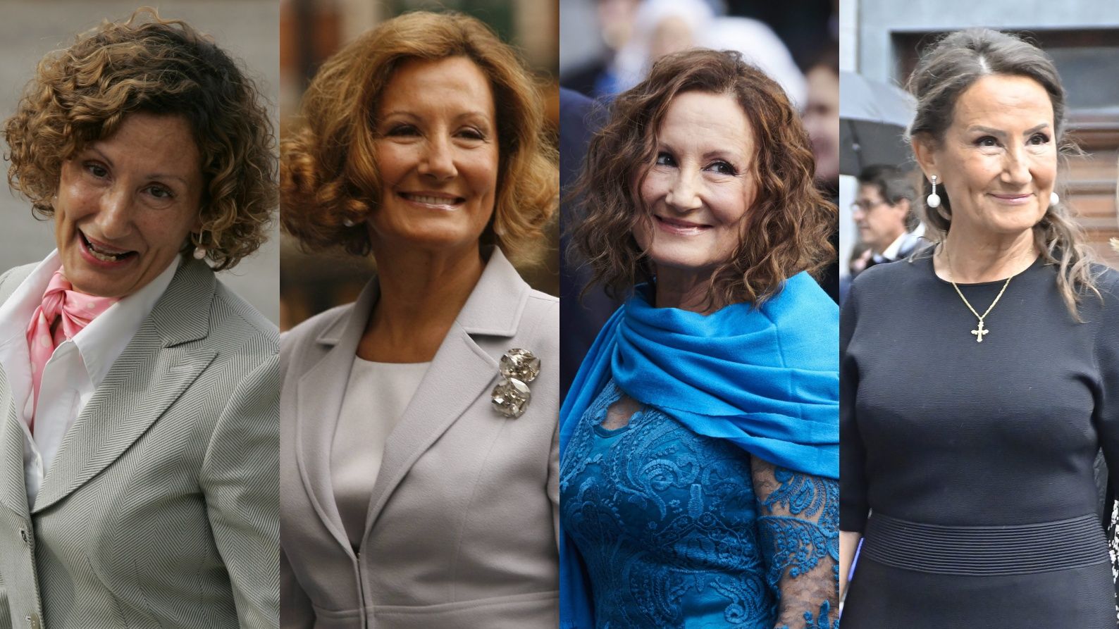 Montaje con la eolución estética de Paloma Rocasolano