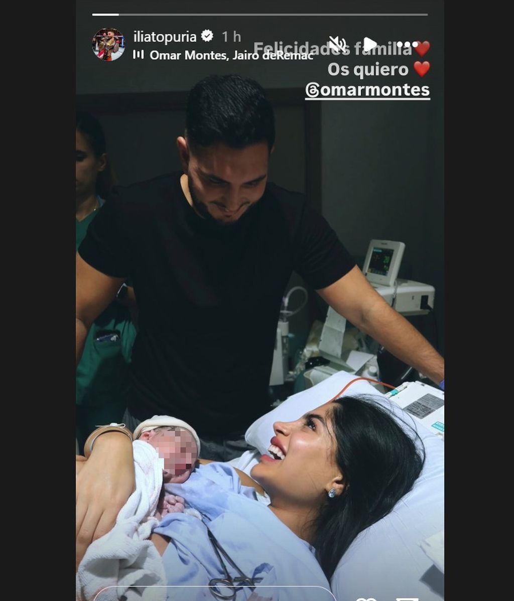 Omar Montes y Lola Romero en el hospital