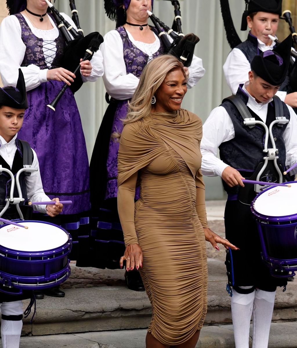 Serena Williams al ritmo de las gaitas