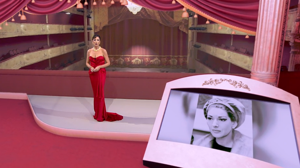 Patricia Pardo homenajea a María Callas con un vestido de Bibiana Fernández: "Gracias a ella puedo lucir este espectacular Dior"