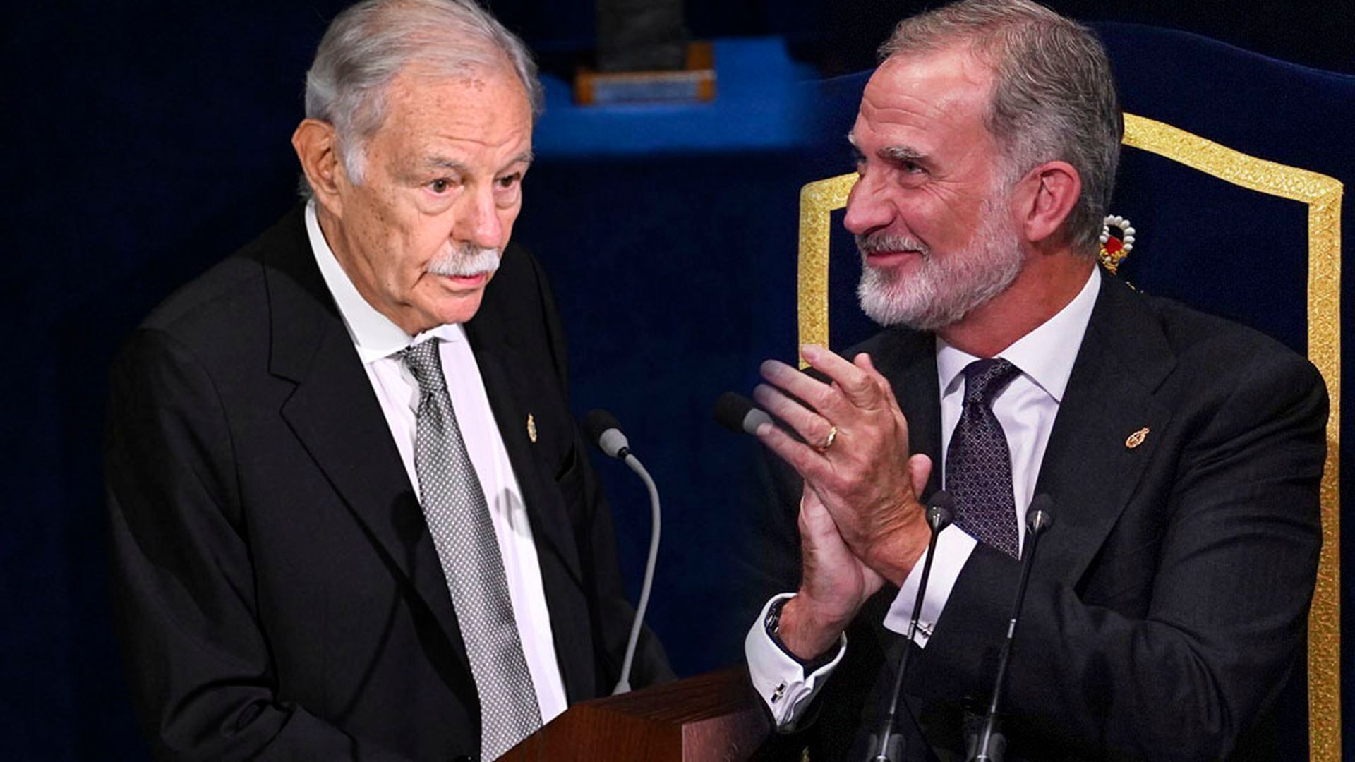 Eduardo Mendoza y Felipe VI Eduardo Mendoza y Felipe VI