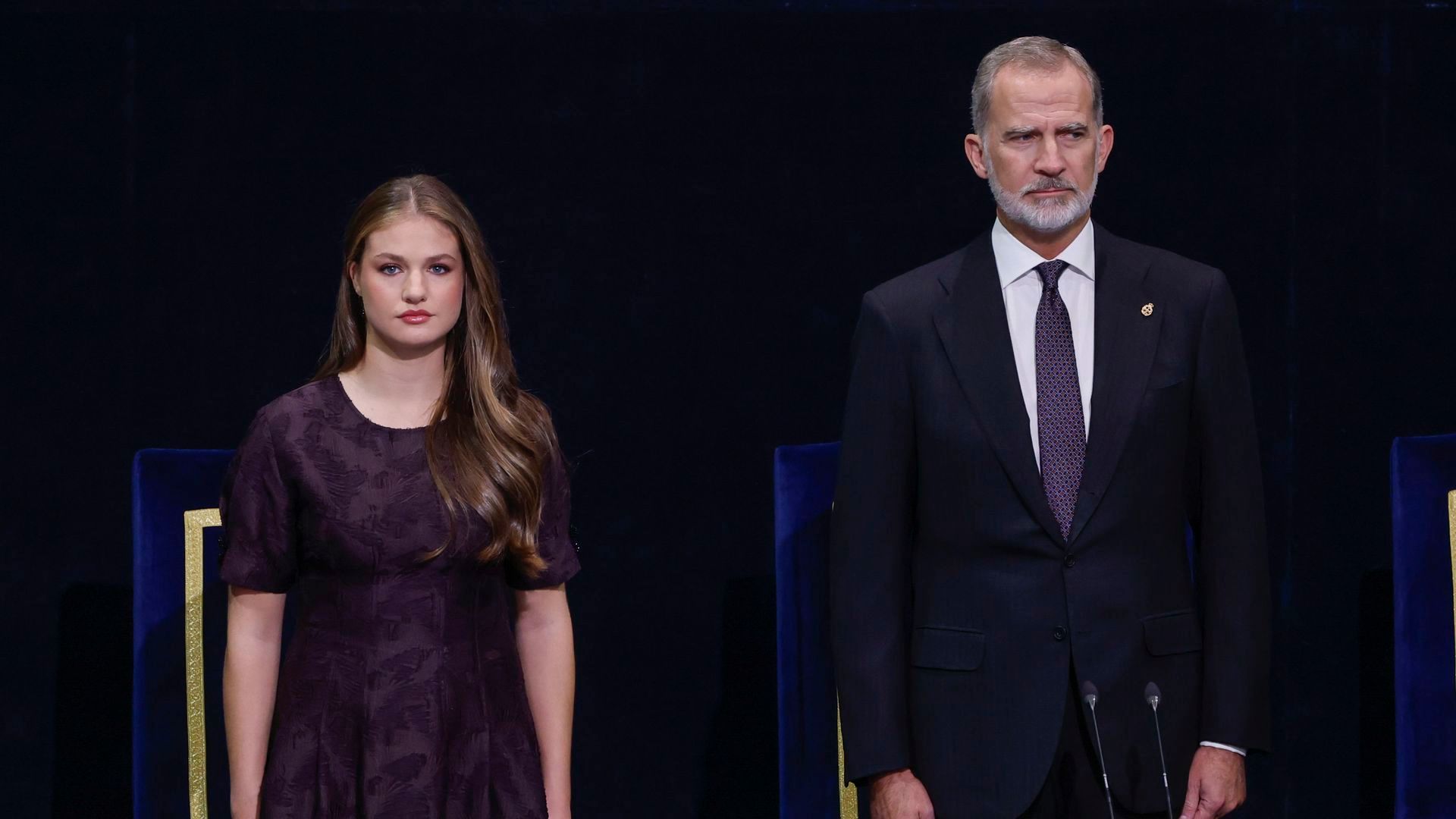El rey Felipe y la princesa Leonor en los Premios Princesa de Asturias