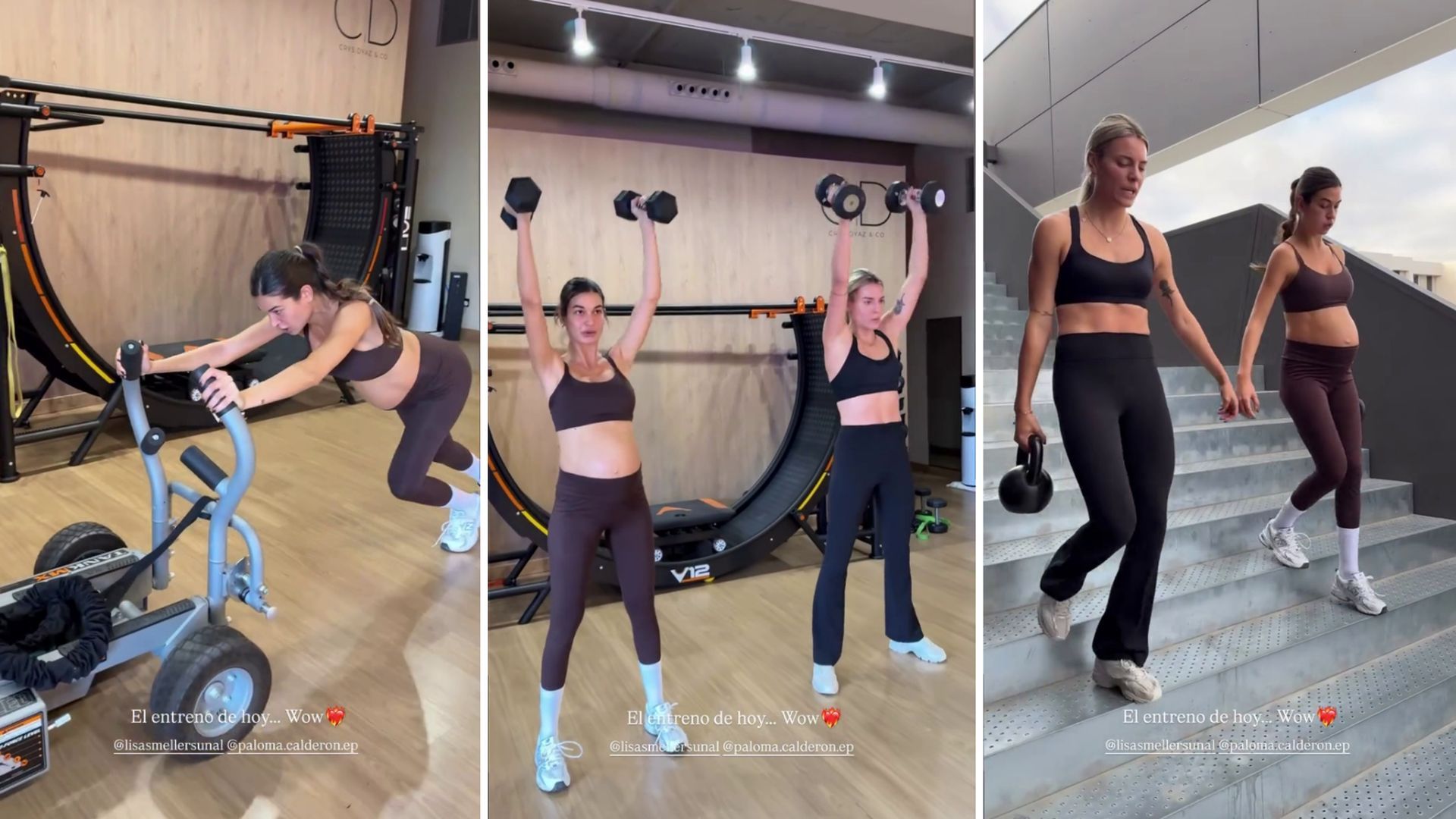 Estela Grande ha compartido las rutinas de entrenamiento para estar en buena forma física para el parto