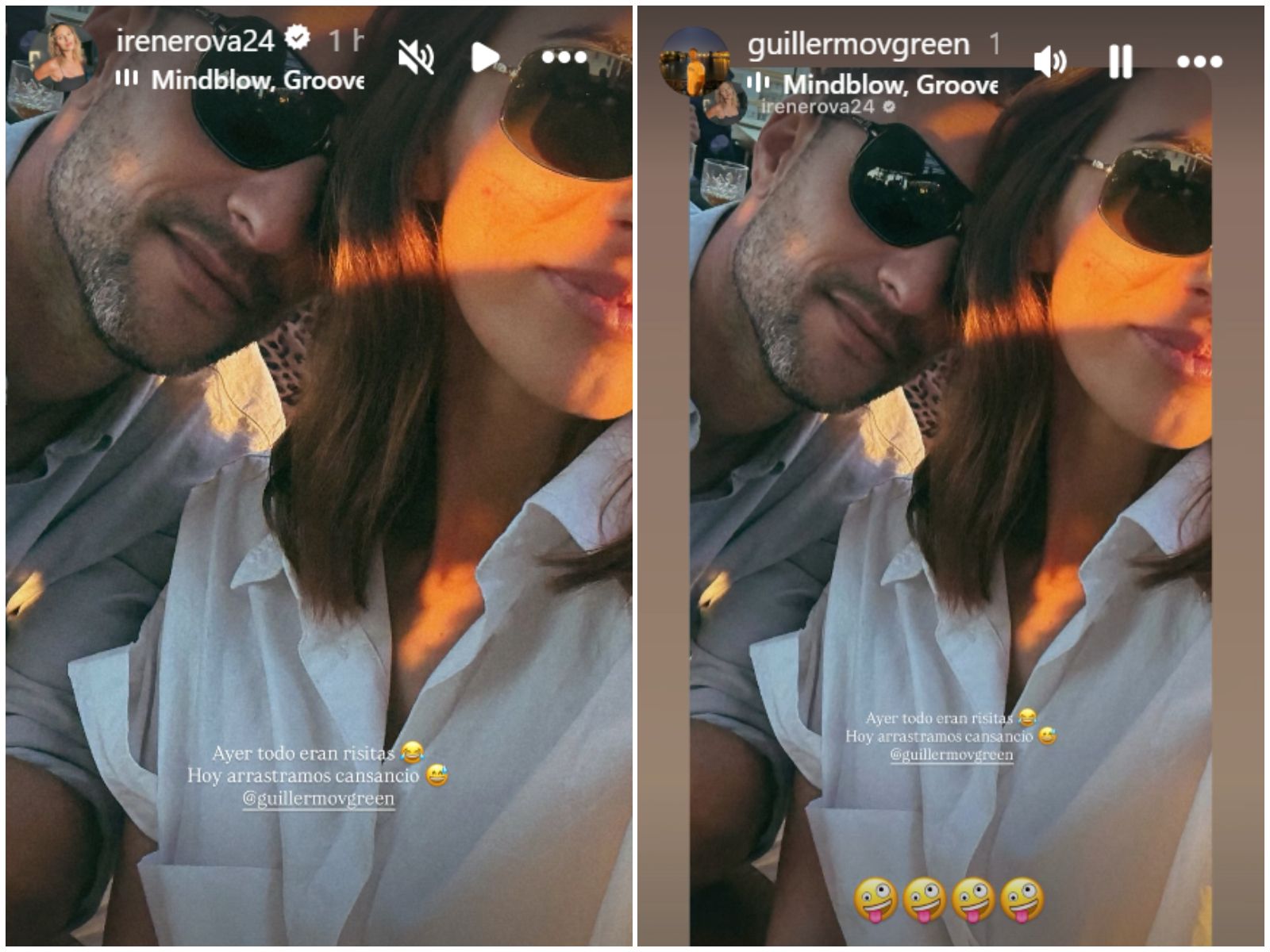 La foto de Irene Rosales y Guillermo