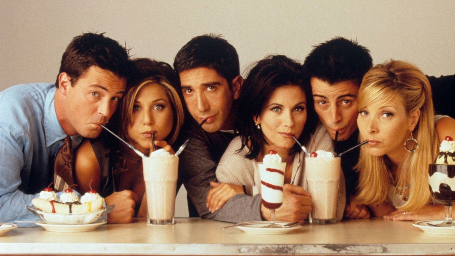 Los actores principales de la serie 'Friends'