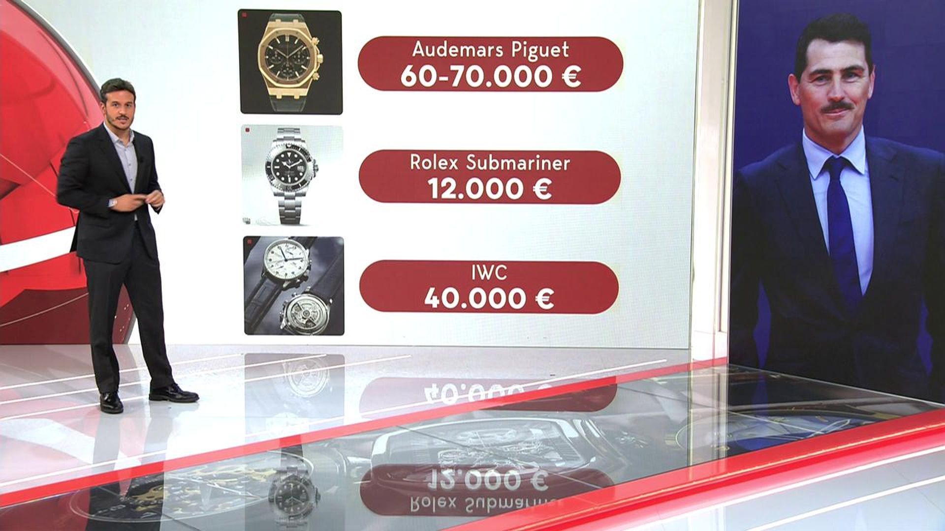 Los relojes robados a Iker Casillas