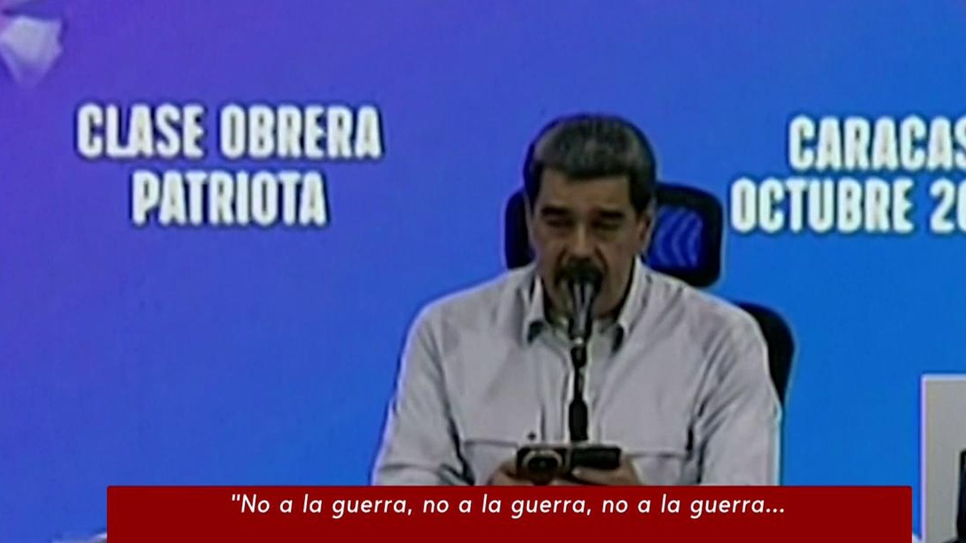Maduro manda un mensaje en inglés a EEUU