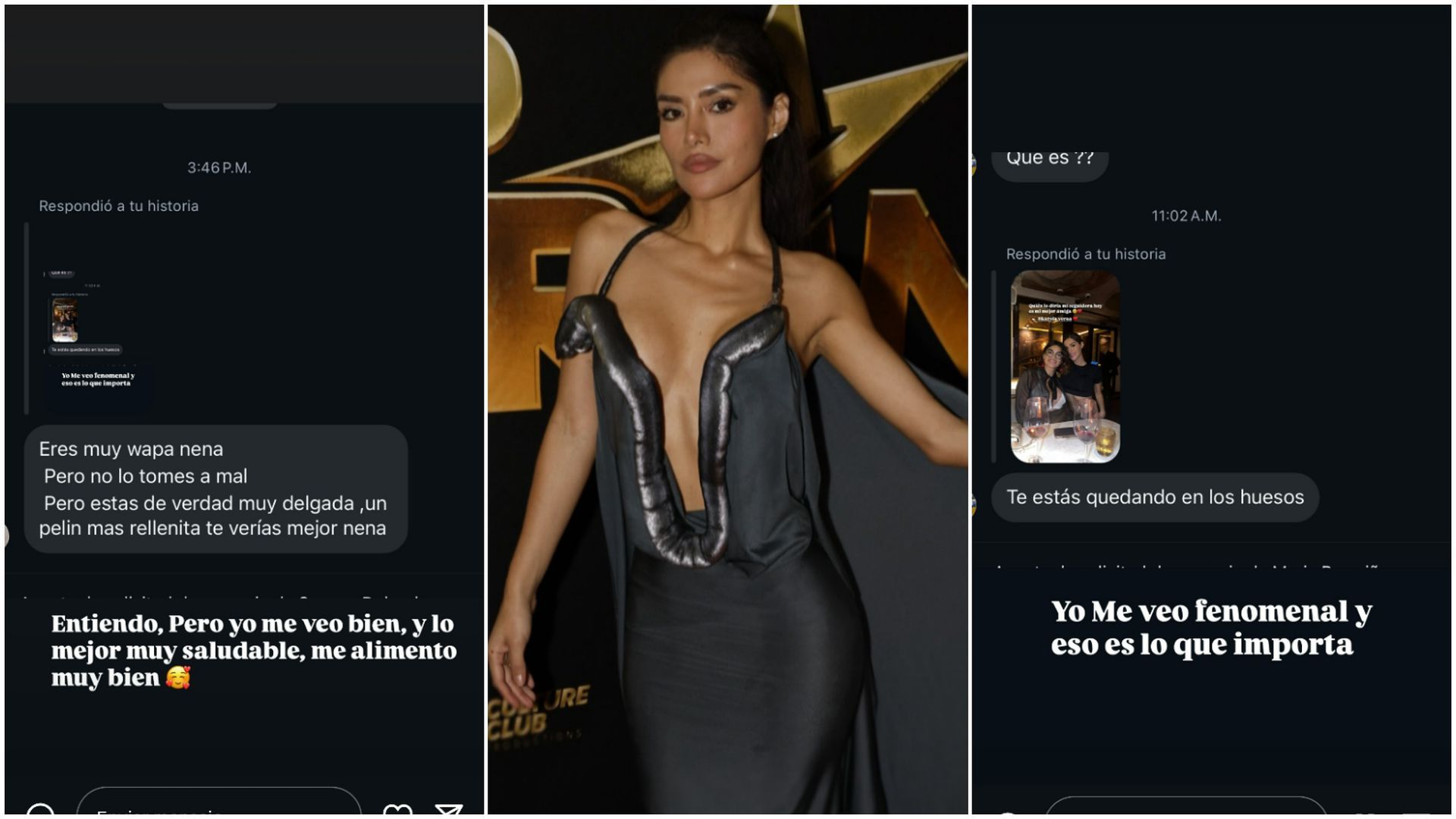 Miriam Saavedra responde a las críticas por su "delgadez"