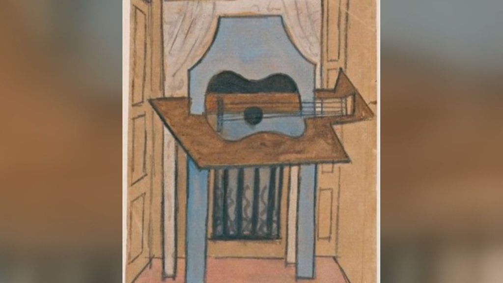 Recuperan el Picasso, 'Naturaleza muerta con guitarra'
