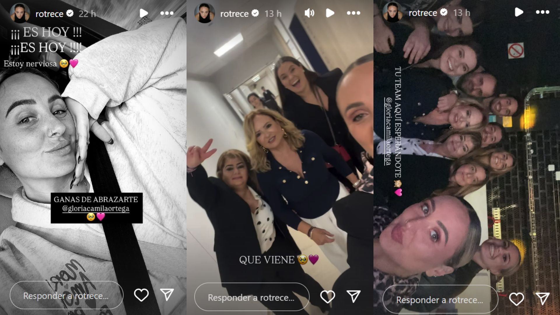 Rocío Flores muestra el apoyo que recibió Gloria Camila