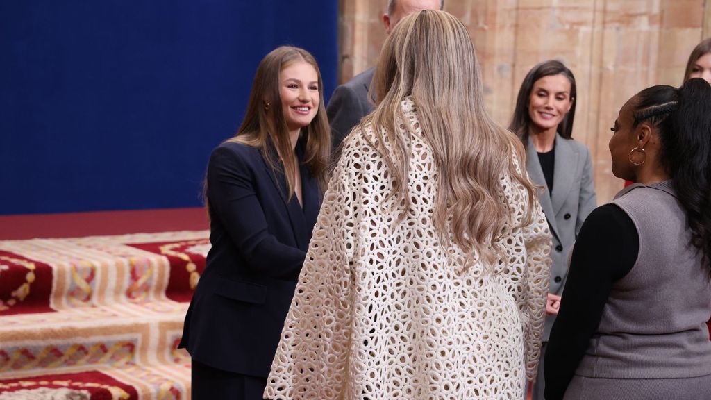 Serena saluda a la princesa Leonor
