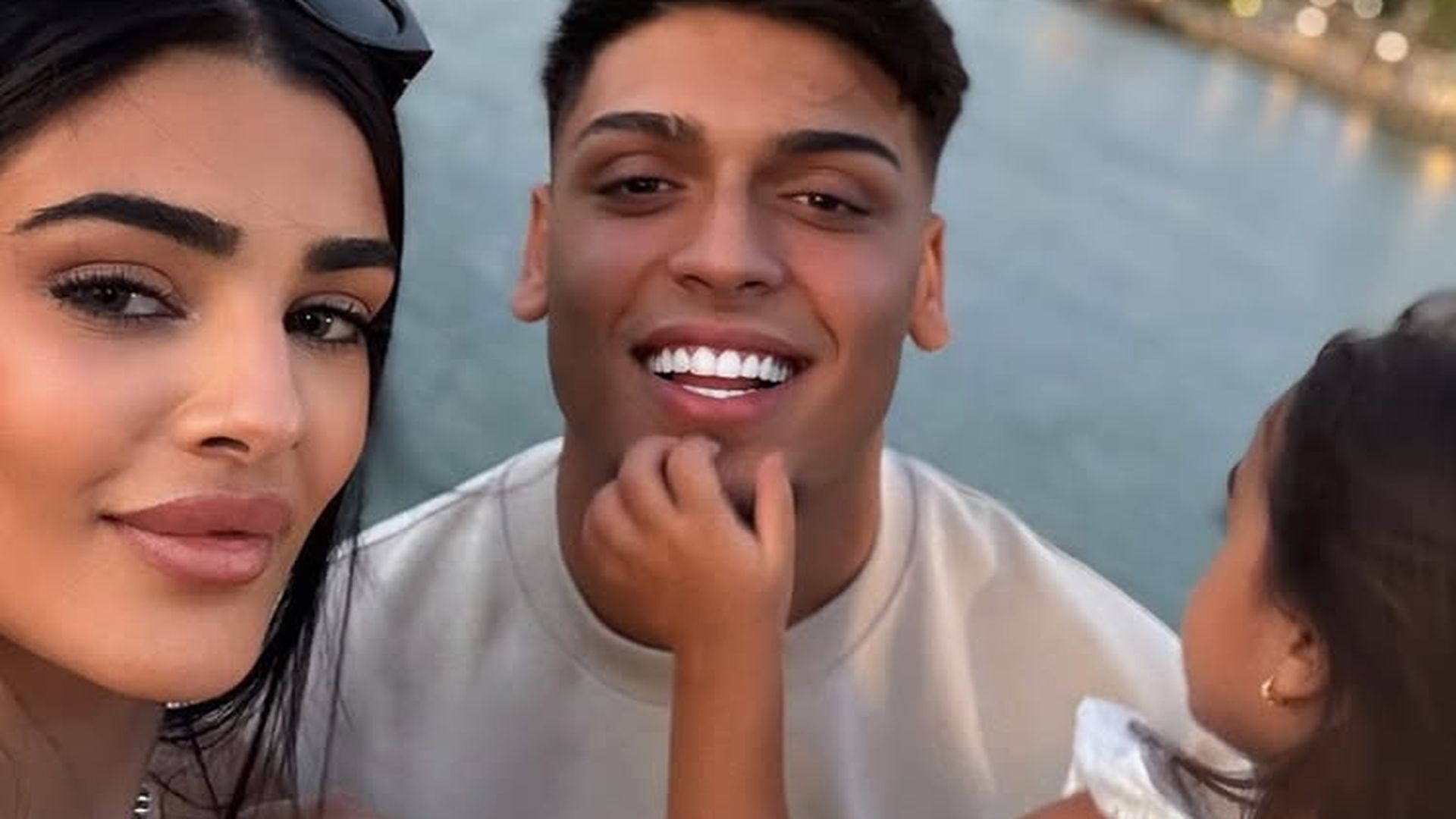 Susi Jiménez, Iván Silva y su hija Libana, de Los Gipsy Kings