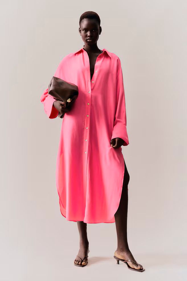 Vestido camisero oversize