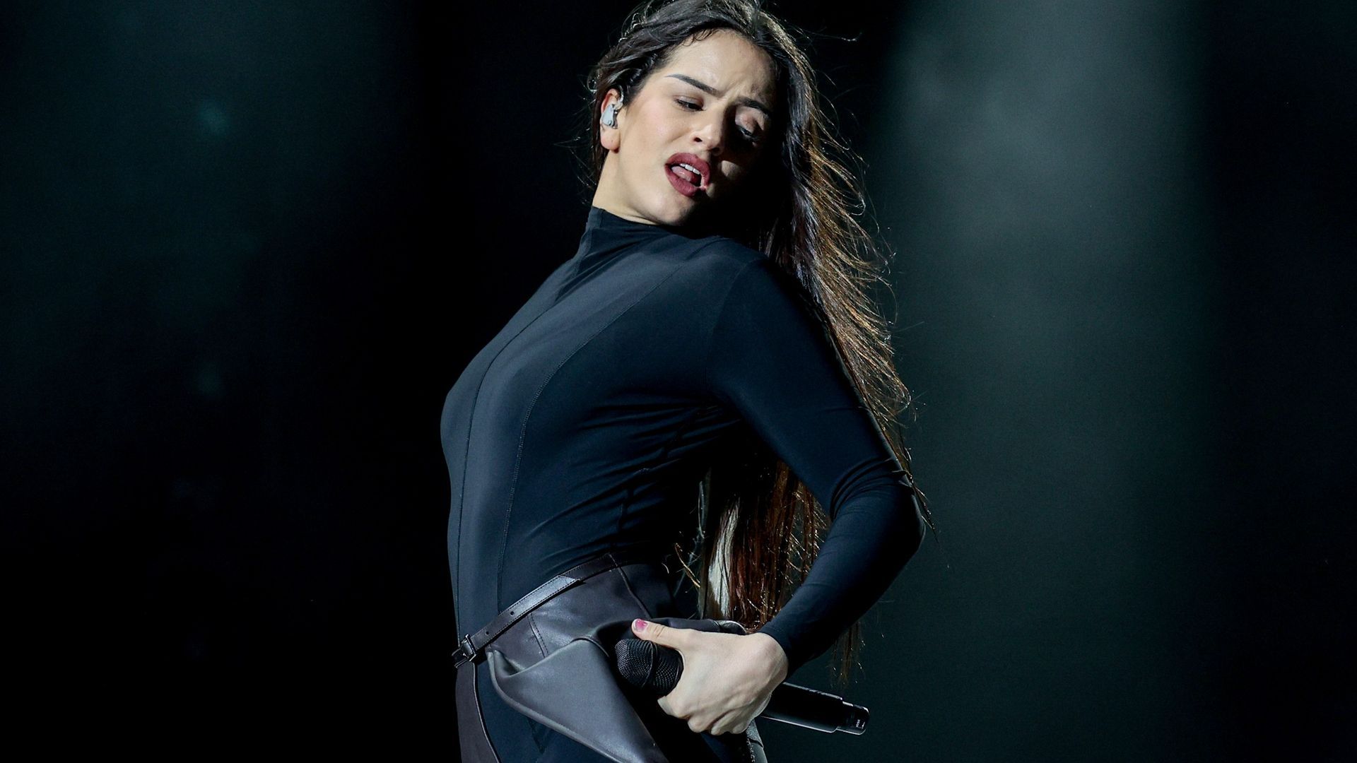 La cantante Rosalía actuando en el Primavera Sound en 2023