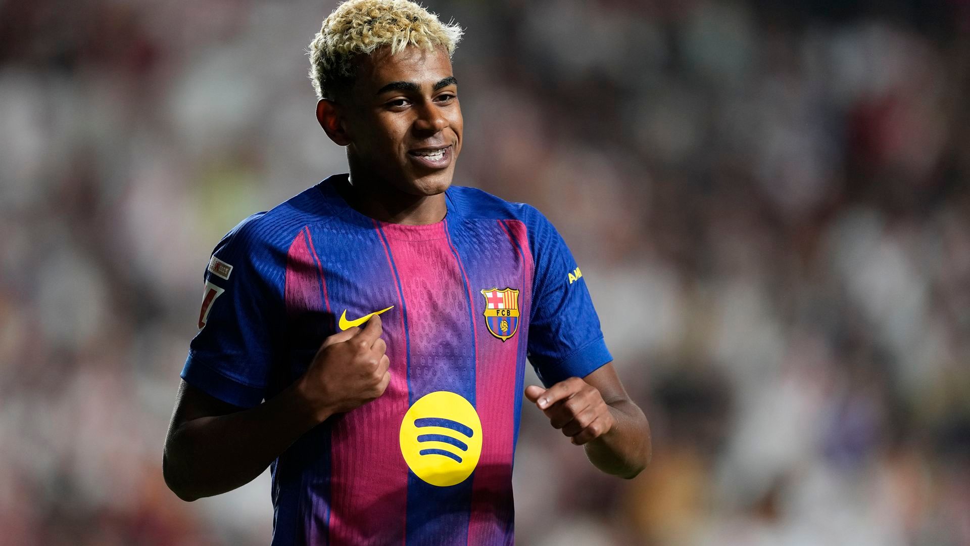 El jugador del FC Barcelona, Lamine Yamal