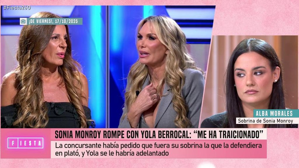Alba, sobrina de Sonia Monroy, aclara qué tipo de relación mantenían su madre y su tía y arremete contra Yola Berrocal Fiesta 2025 Top Vídeos 876