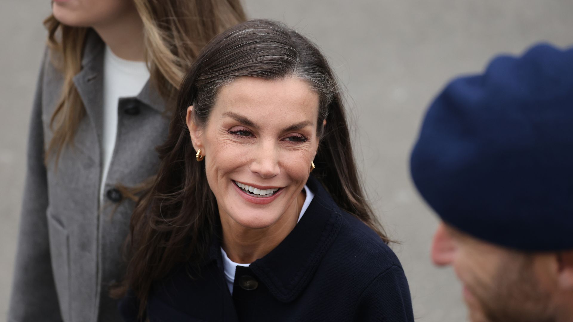 La reina Letizia durante su visita a Valdesoto para la entrega del Premio al Pueblo Ejemplar de Asturias