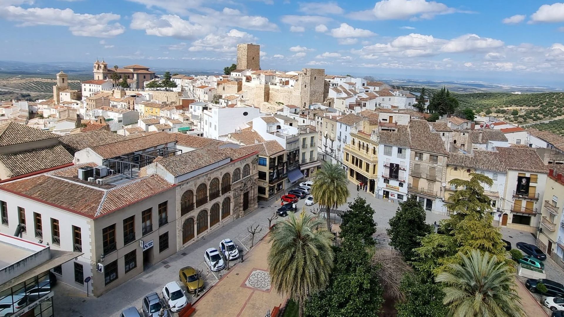 Vista panorámica del pueblo de Martos, Jaén