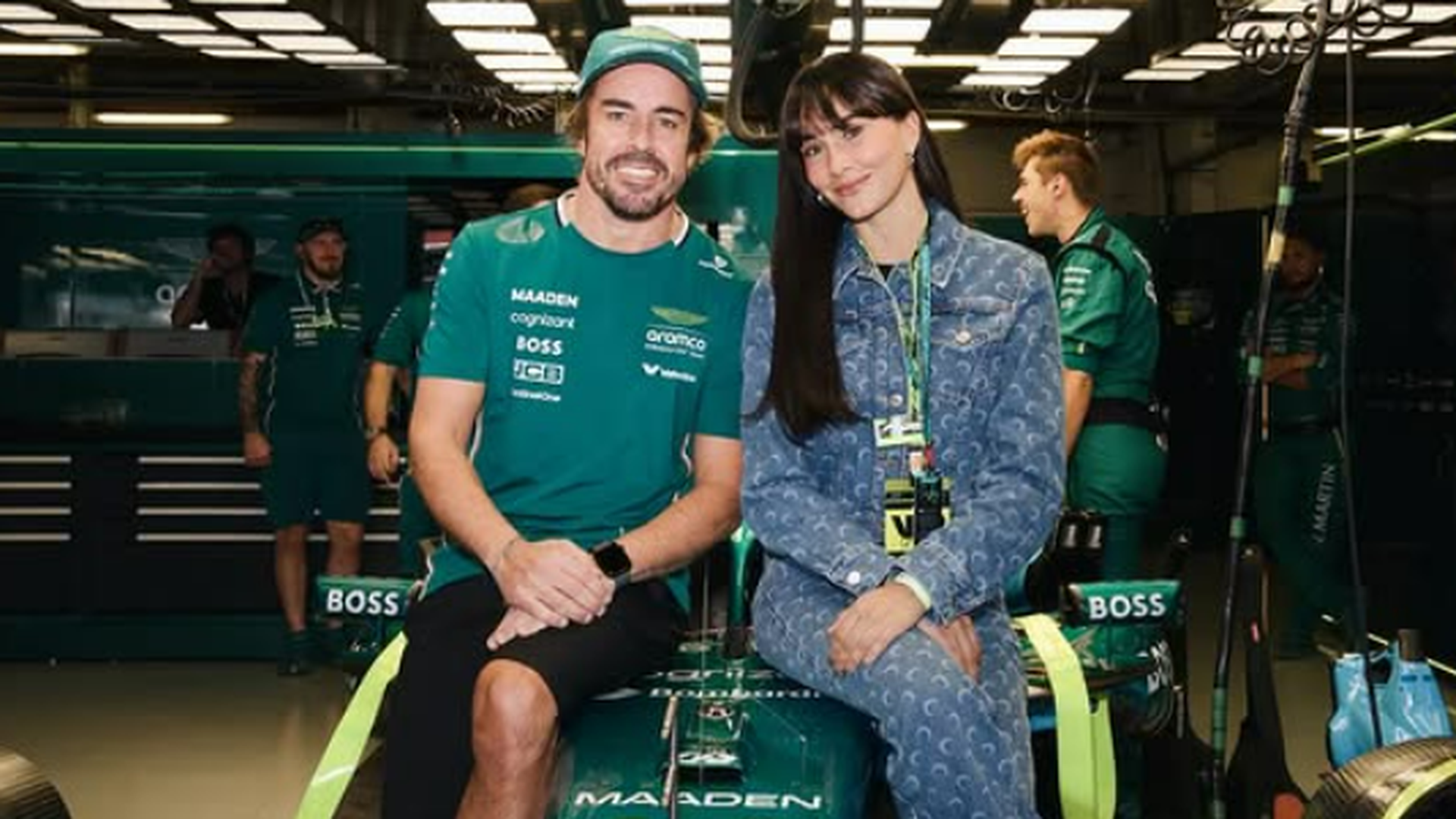 Aitana y Fernando Alonso