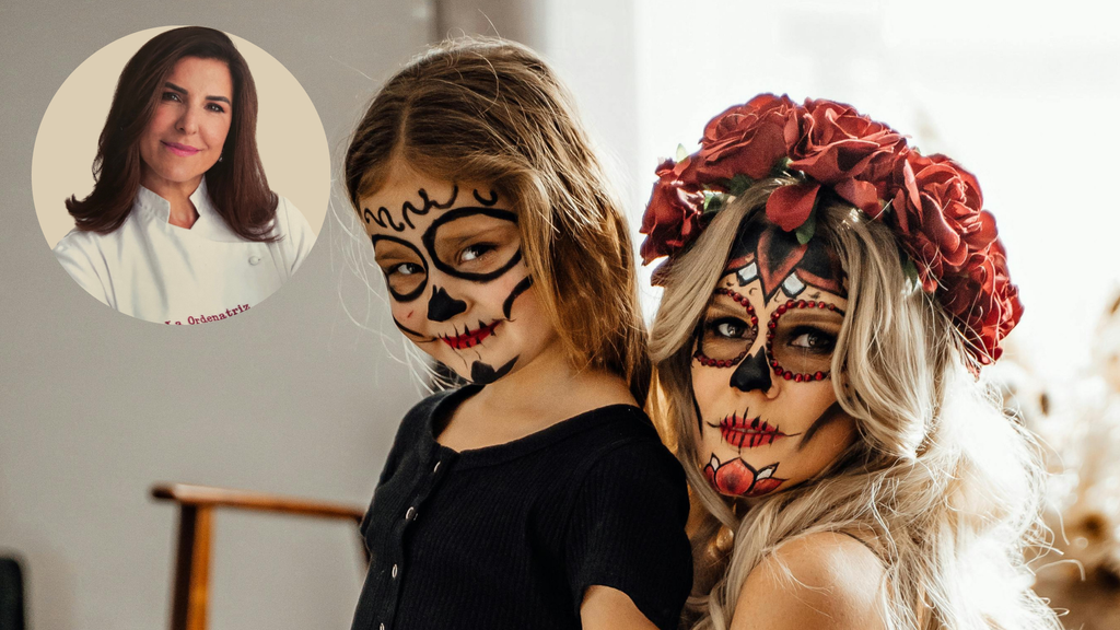La Ordenatriz y una madre e hija de Halloween