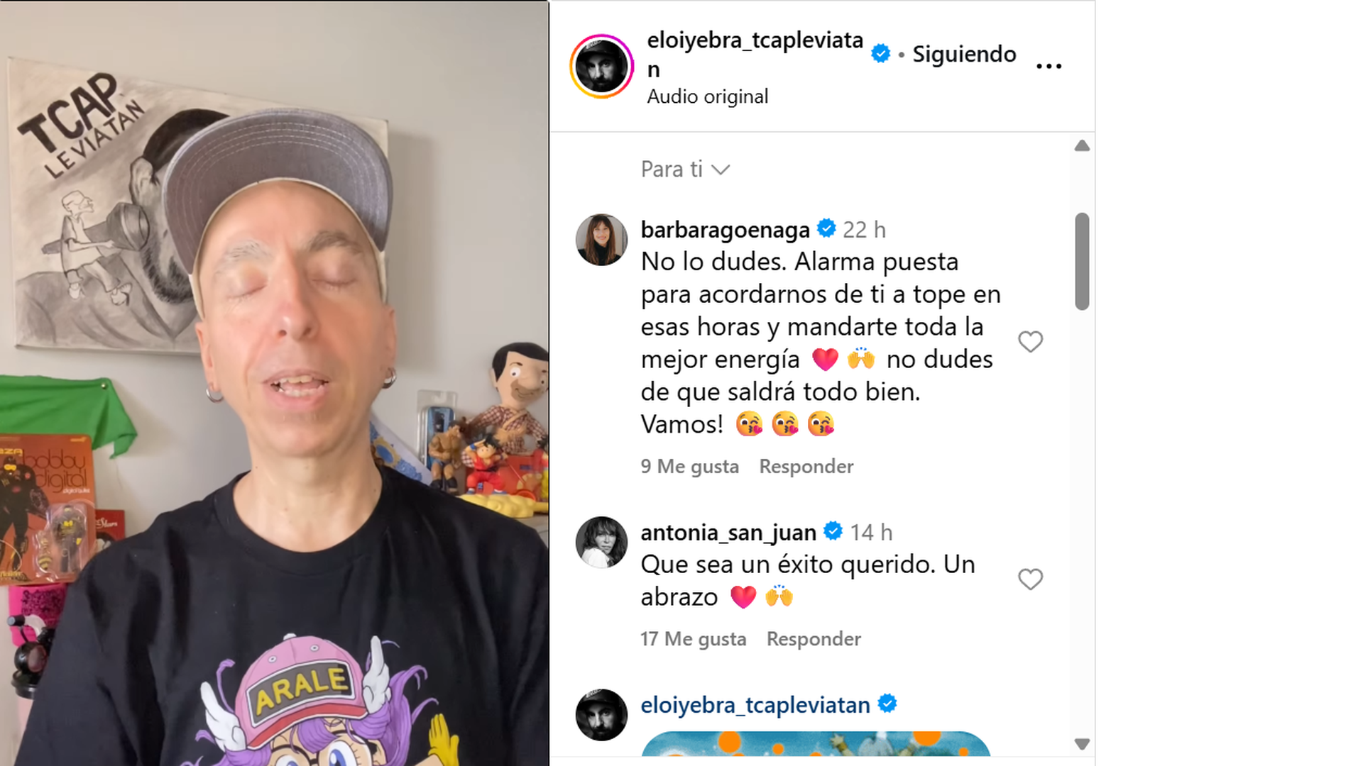 Los mensajes de Bárbara Goenaga y Antonia San Juan