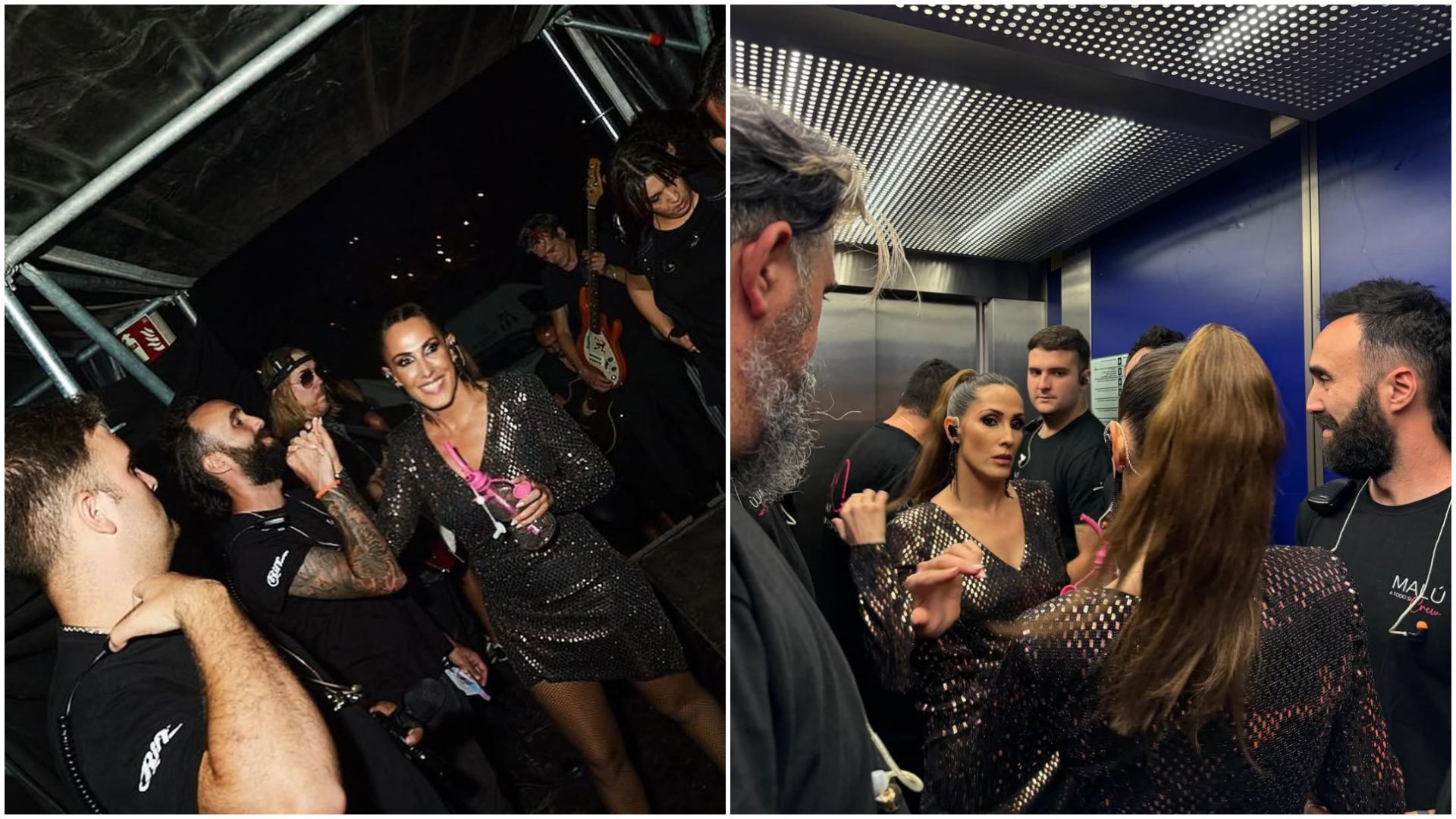 Malú y 'el Turco' durante la gira 'A todo sí'