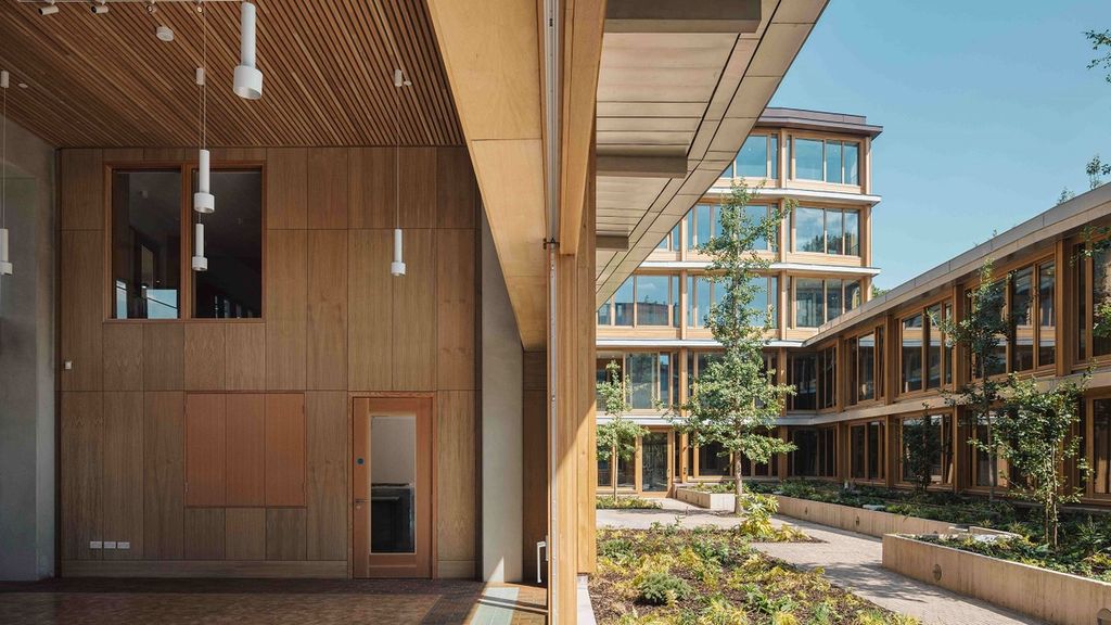 Patio del edificio Appleby Blue