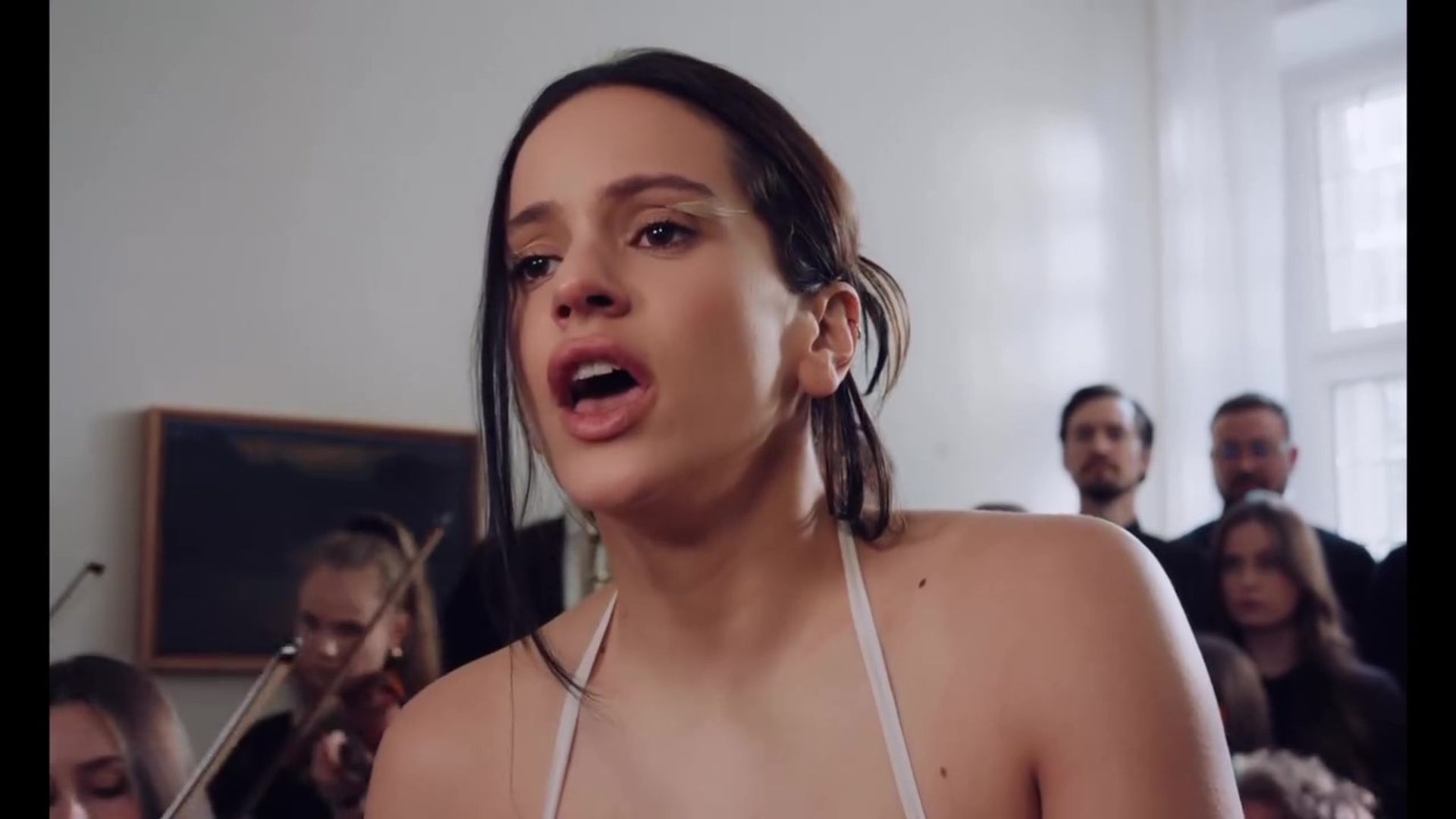 Rosalía, en el videoclip de 'Berghain'