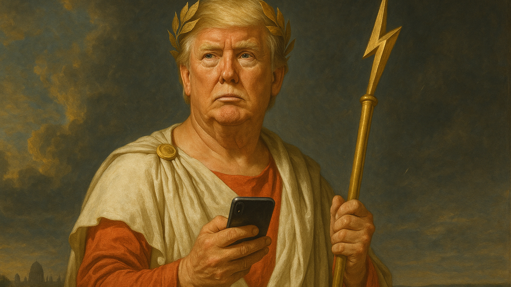 Donald Trump como el moderno Zeus