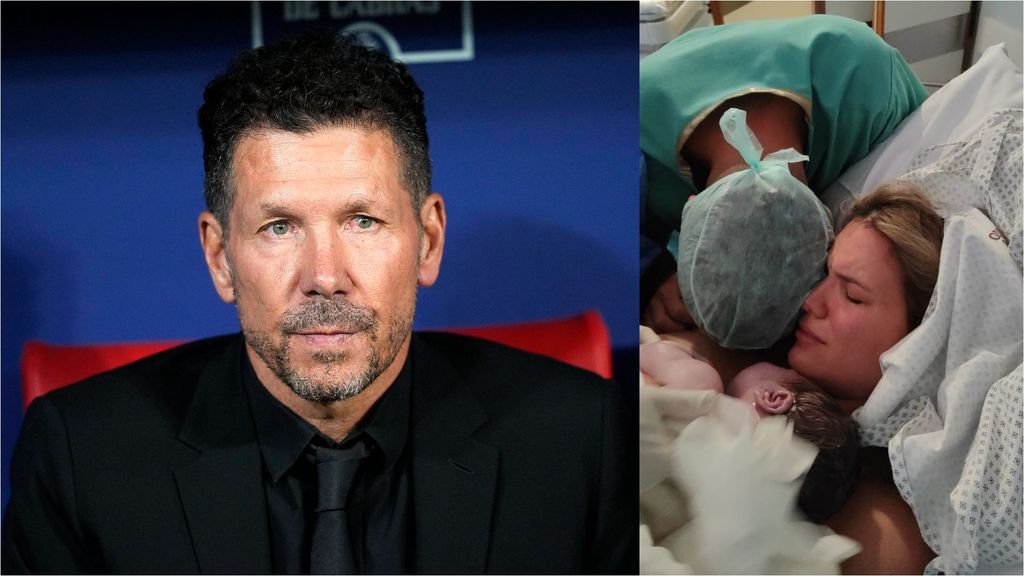 El Cholo Simeone y la llegada de su nuevo nieto