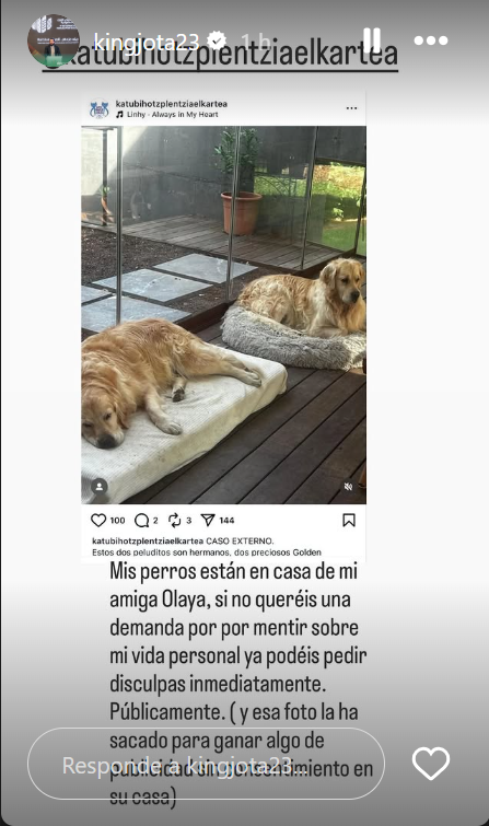 El comunicado de Jota Peleteiro