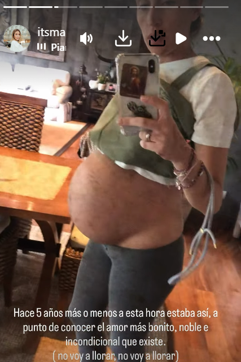 El espectacular posado de Marta Castro en la recta final de su primer embarazo