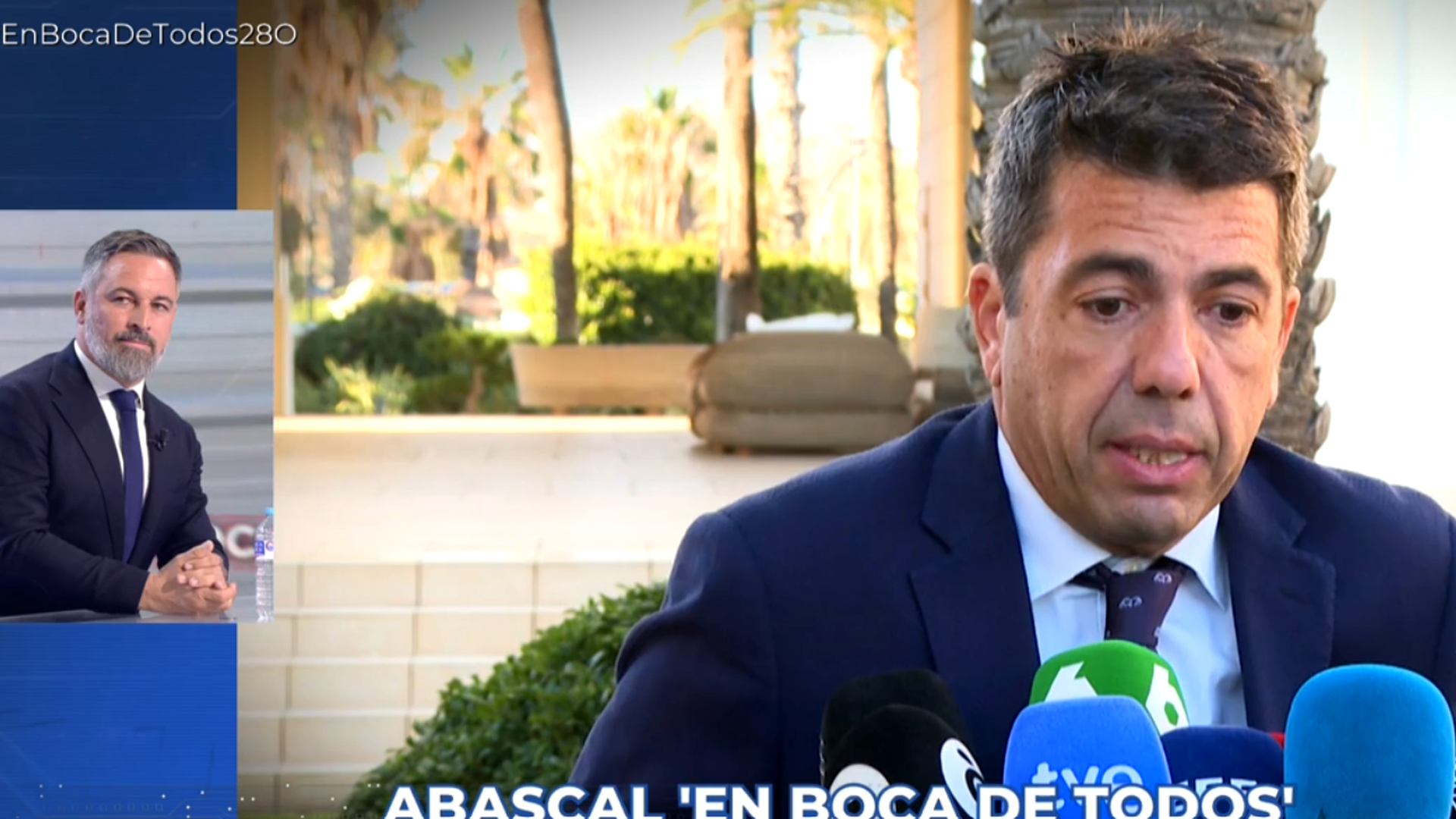 El líder de Vox habla de Carlos Mazón: "Creo que mintió"