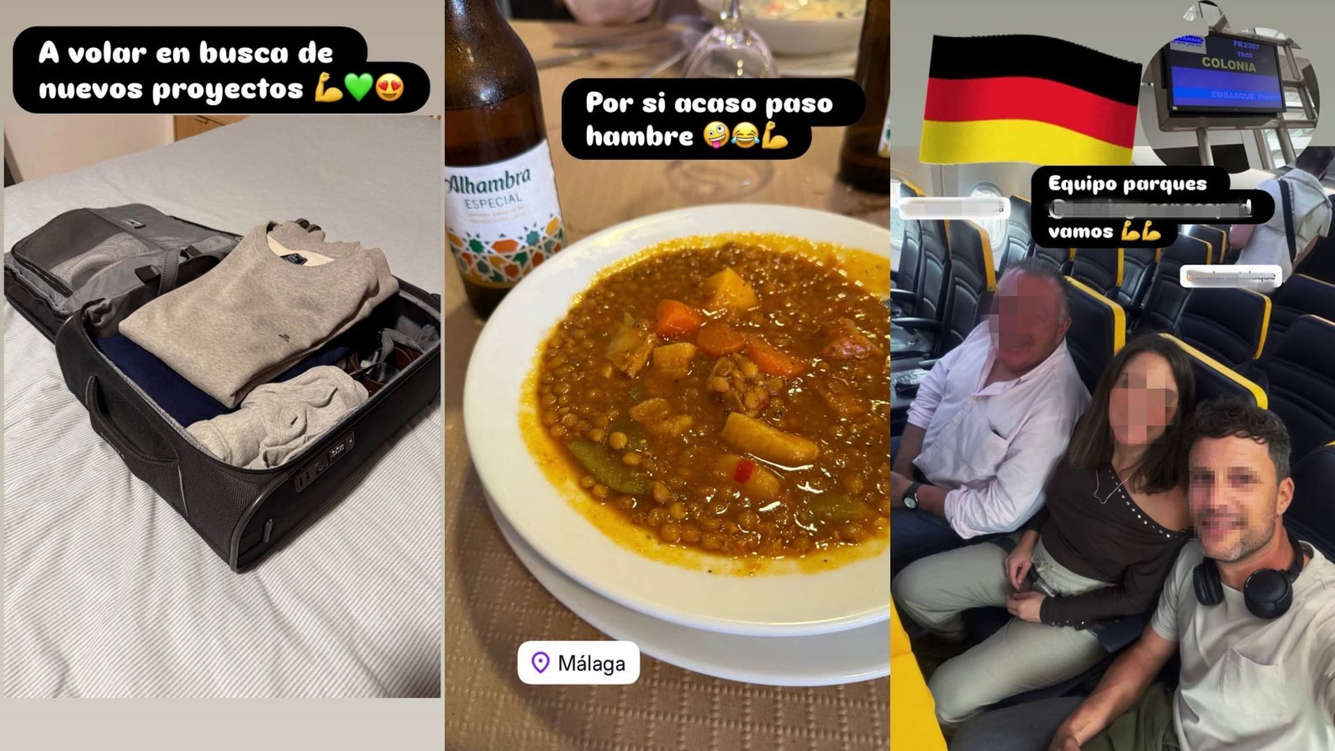 El novio de Irene Rosales se va de España