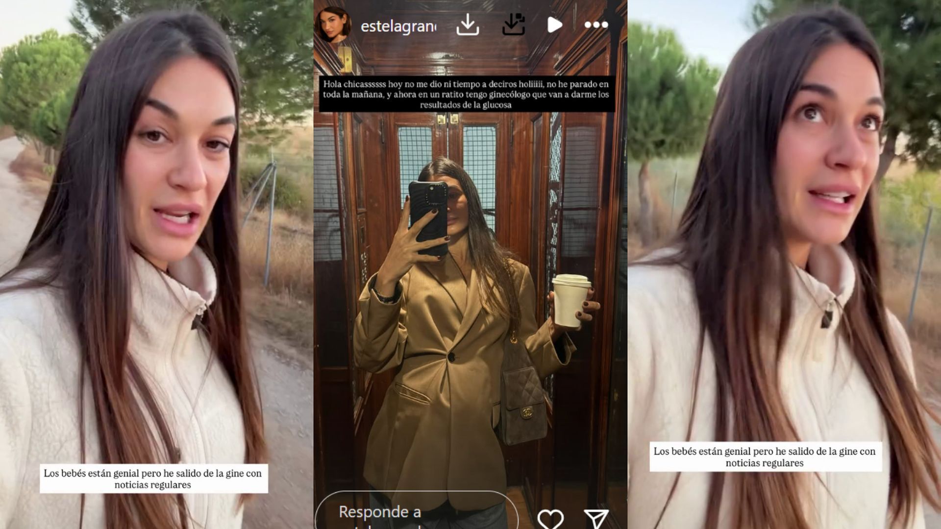 Estela Grande cuenta las noticias que ha recibido tras su última visita al ginecólogo