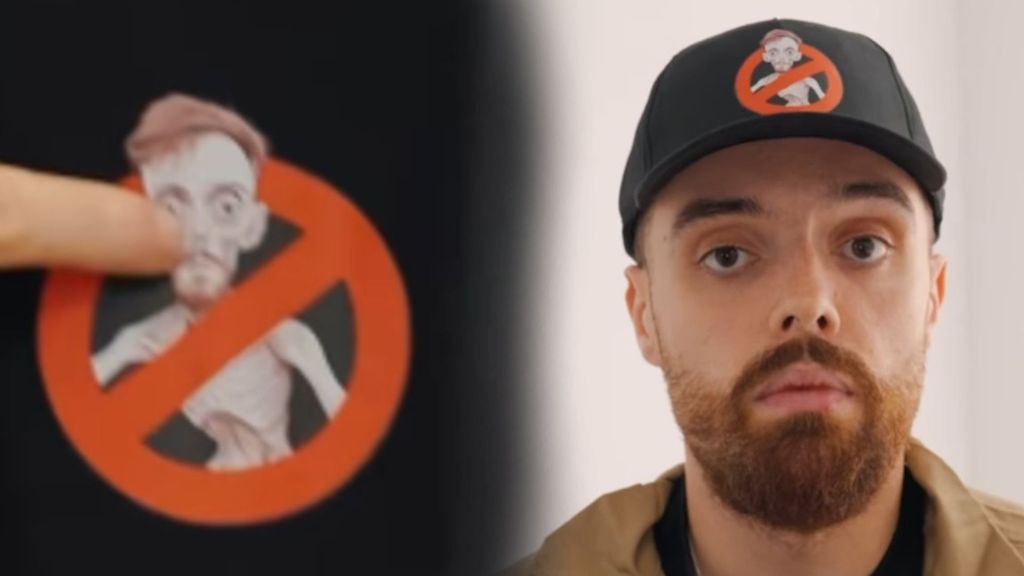 La reacción de Ibai Llanos al ver el disfraz de Halloween que unos seguidores han preparado con su cara: "No tengo nada que ver en esto"