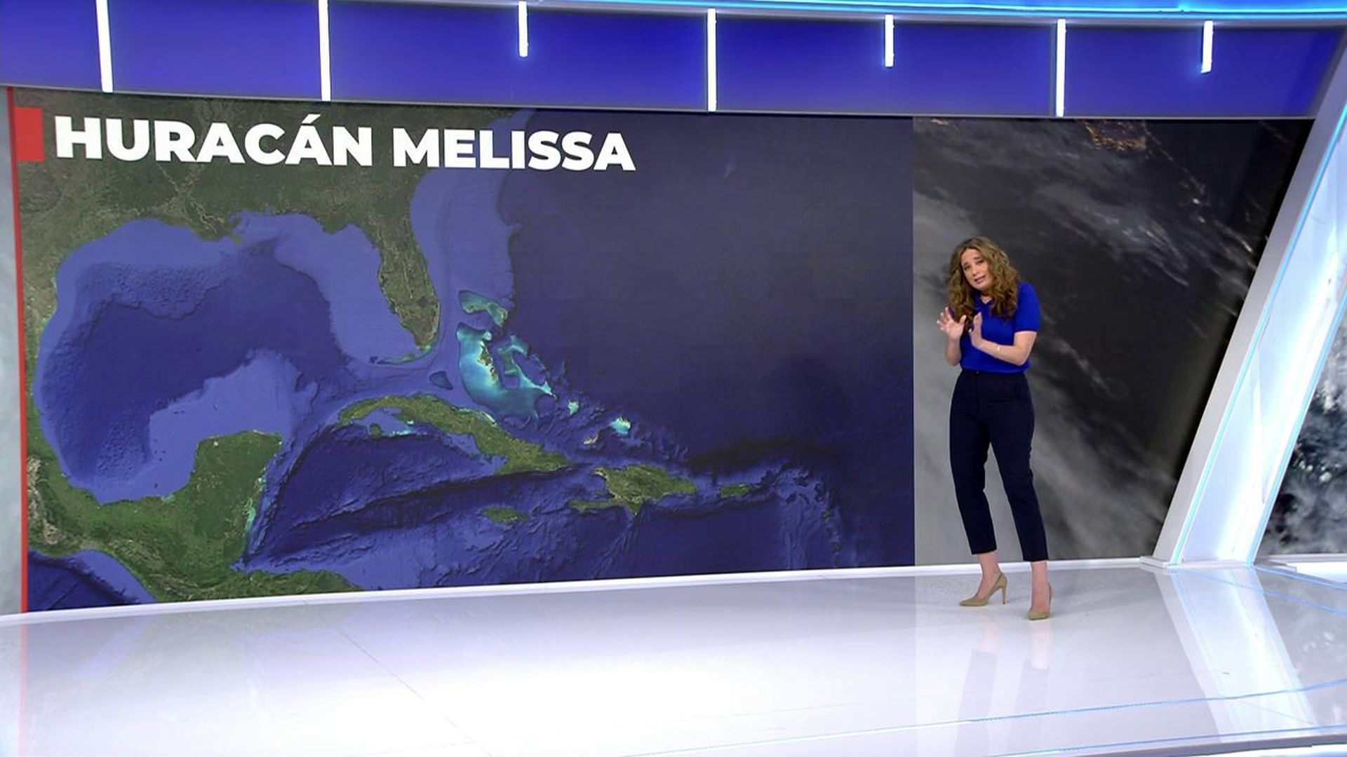 La trayectoria del huracán Melissa: "Para que se debilite tiene que tocar tierra o acercarse a agua más frías"