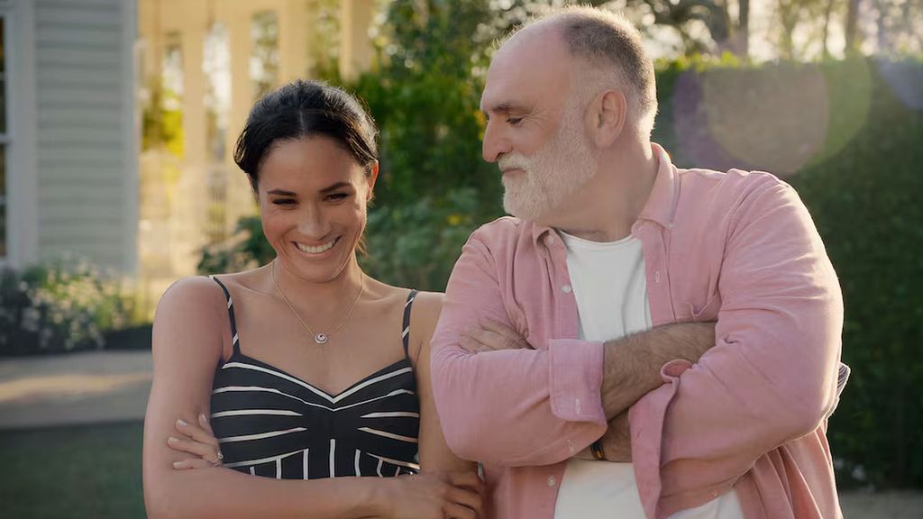 Meghan Markle y José Andrés cocinaron juntos una paella