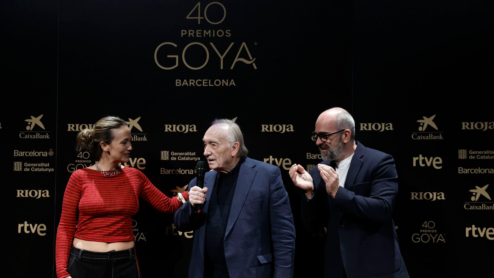 Rigoberta Bandini, Fernando Méndez-Leite y Luis Tosar