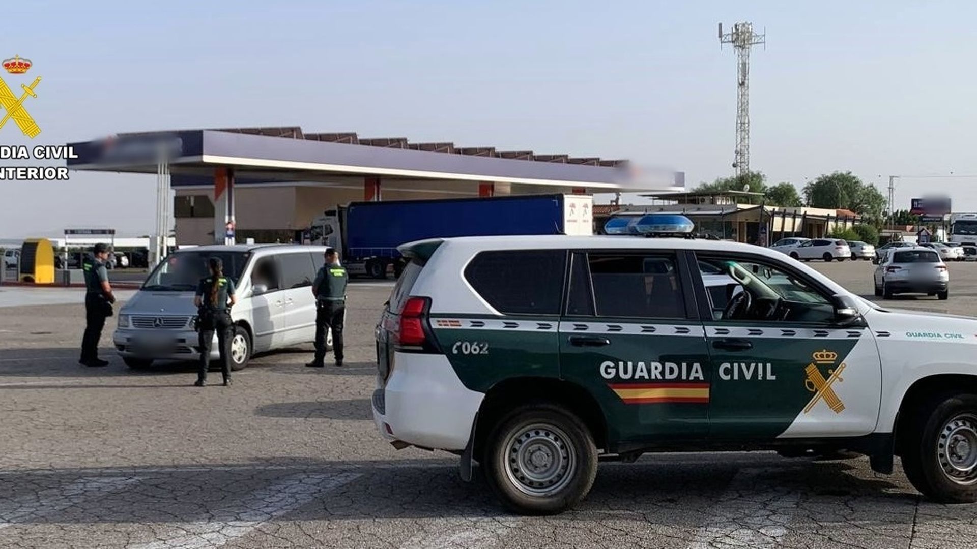 Actuación de la Guardia Civil en Almería