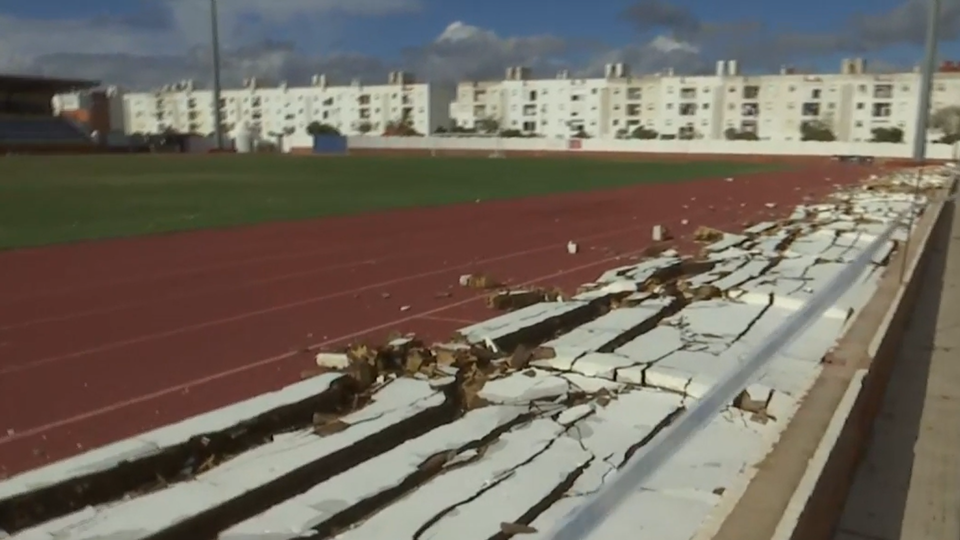 Consecuencias de las lluvias en Isla Cristina, Huelva