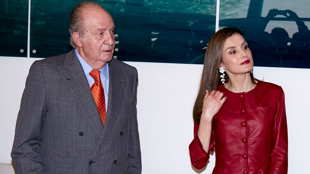 El rey Juan Carlos y la reina Letizia