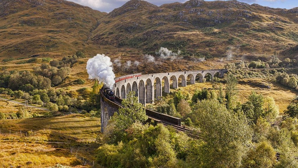El tren más famoso de Escocia es de vapor