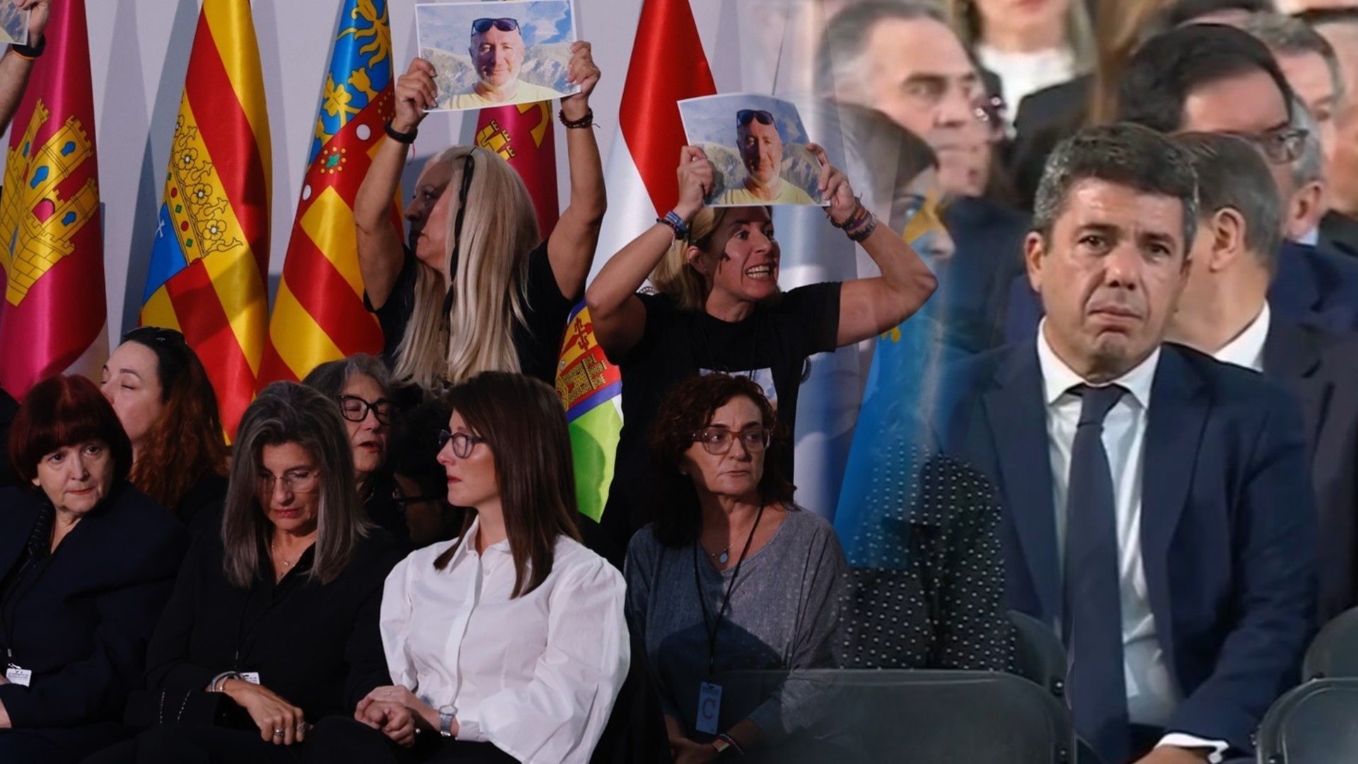 Los insultos de los familiares de las víctimas de la DANA a Carlos Mazón: "asesino", "cobarde, "rata"