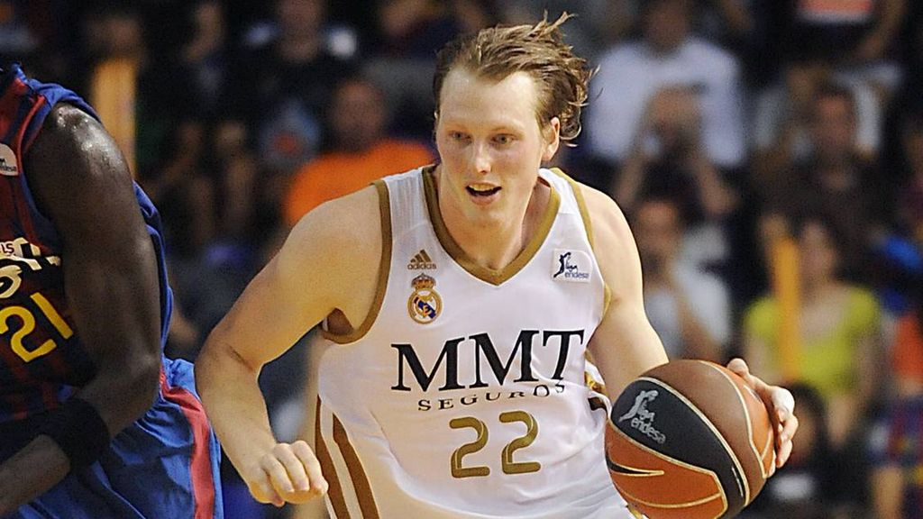 Kyle Singler, en un partido del Real Madrid de baloncesto