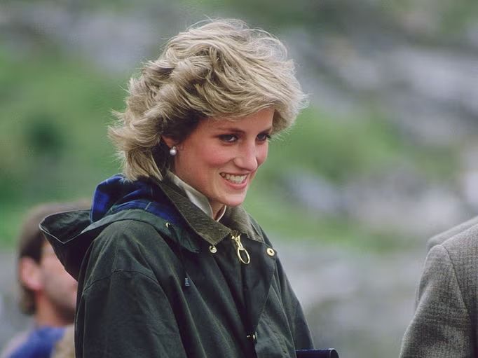 Lady Di con su parka, en una imagen de archivo